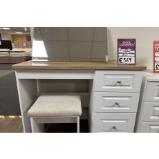 Ex-Display Plymouth - Panorama Dressing Table + Mirror + Stool Ex-Display Plymouth - Panorama Dressing Table + Mirror + Stool