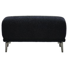Albany Stool in Black Lux Boucle