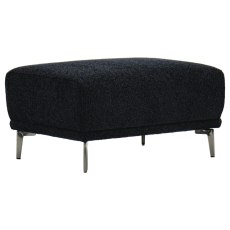 Albany Stool in Black Lux Boucle