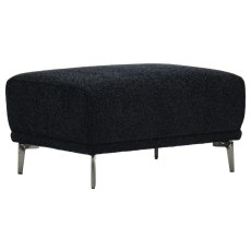 Albany Stool in Black Lux Boucle