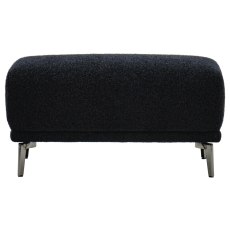 Albany Stool in Black Lux Boucle