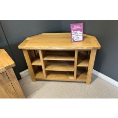 Ex-Display Redruth - Largo Oak Corner TV Unit Ex-Display Redruth - Largo Oak Corner TV Unit