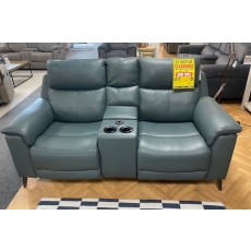 Ex-Display St Austell - Dixon 2 Seater Leather Power Recliner Sofa with Power Headrest Ex-Display St Austell - Dixon 2 Seater Leather Power Recliner Sofa with Power Headrest