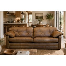 Alexander & James Bailey Leather 3 Seater Sofa