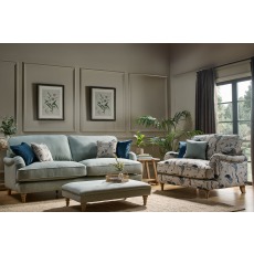 Beatrice Traditional Upholstered Love Chair