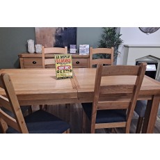 Ex-Display Plymouth - Normandy Extending Dining Table & 4 Ladder Back Chairs Ex-Display Plymouth - Normandy Extending Dining Table & 4 Ladder Back Chairs