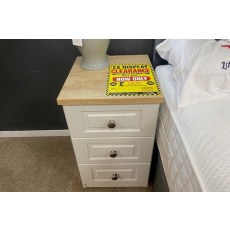 Ex-Display St Austell - Westbury 3 Drawer Bedside Table Ex-Display St Austell - Westbury 3 Drawer Bedside Table