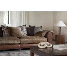 Ex-Display Atlantis 3 Seater Sofa - Leather Fabric Mix - Scatter Back Ex-Display Atlantis 3 Seater Sofa - Leather Fabric Mix - Scatter Back