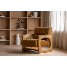 Gallery Direct Marco Armchair in Verona Golden