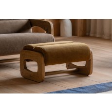 Gallery Direct Marco Footstool in Verona Golden