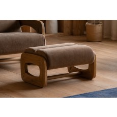 Gallery Direct Marco Footstool in Verona Sepia