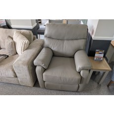 Ex-Display Newquay - Monet Slate Grey Leather Power Recliner Chair Ex-Display Newquay - Monet Slate Grey Leather Power Recliner Chair