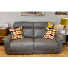 Ex-Display St Austell - La-Z-Boy Paris Leather 3 Seater Power Recliner Sofa with Head Tilt and Lumba