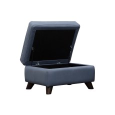 G Plan Olivia Leather Storage Footstool