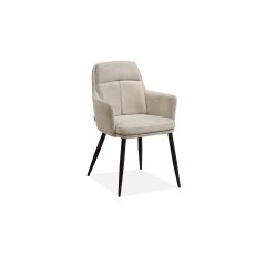 Donna Fabric Dining Chair in Miami Toffee (Pair) Donna Fabric Dining Chair in Miami Toffee (Pair)