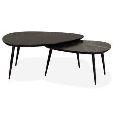 Dortmund 2-Piece XL Coffee Nest of Tables Set Dortmund 2-Piece XL Coffee Nest of Tables Set