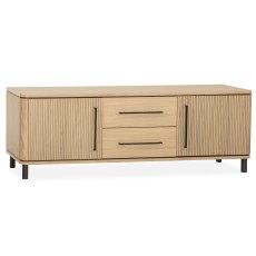 Medway Blond Oak Lamulux Lowboard Sideboard Medway Blond Oak Lamulux Lowboard Sideboard