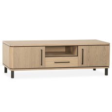 Medway Blond Oak Lamulux 160cm Large TV Unit