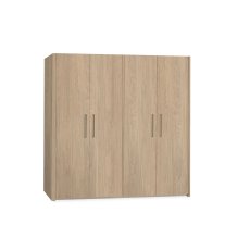 Medway Lamulux Wood-Effect 4 Door Wardrobe
