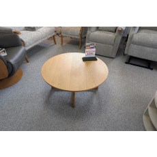Ex-Display Newquay - Gallery Direct Craft Round Coffee Table Natural Ex-Display Newquay - Gallery Direct Craft Round Coffee Table Natural