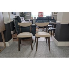 Ex-Display Newquay - Gallery Direct Hatfield Dining Chairs Smoked (Pair) Ex-Display Newquay - Gallery Direct Hatfield Dining Chairs Smoked (Pair)