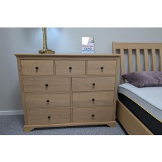 Ex-Display Newquay - Gallery Direct Malvern 9 Drawer Chest of Drawers Ex-Display Newquay - Gallery Direct Malvern 9 Drawer Chest of Drawers