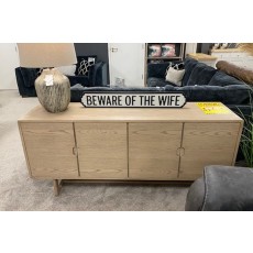 Ex-Display St Austell - Gallery Direct Craft 4 Door Sideboard Ex-Display St Austell - Gallery Direct Craft 4 Door Sideboard