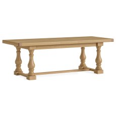 Normandy Chunky Country Oak Large Ext 200-245cm Trestle Dining Table