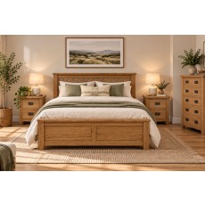 Salisbury Waxed Premium Oak Gas Lift Ottoman Storage Bedframe Salisbury Waxed Premium Oak Gas Lift Ottoman Storage Bedframe