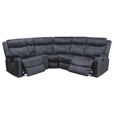 Ellena Marble Grey L Shape Recliner Corner Sofa with Storage