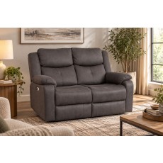 Rome Fabric Recliner 2 Seater Sofa Rome Fabric Recliner 2 Seater Sofa