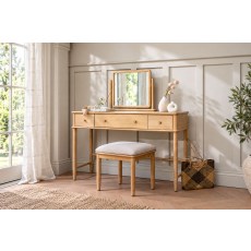 Willow Solid Oak Nordic Dressing Table Set Willow Solid Oak Nordic Dressing Table Set
