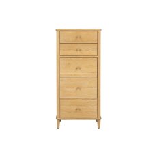 Willow Solid Oak Nordic 5 Drawer Tall Chest of Drawers Willow Solid Oak Nordic 5 Drawer Tall Chest of Drawers