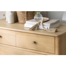 Willow Solid Oak Nordic 5 Drawer Chest of Drawers Willow Solid Oak Nordic 5 Drawer Chest of Drawers