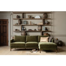 Florence Upholstered 4 Seater Chaise Sofa