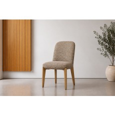 Margot Bronze Fabric Dining Chair (Pair)