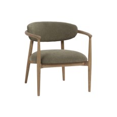Scarlett Fabric Arm Chair in Green Scarlett Fabric Arm Chair in Green