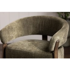Roxy Fabric Arm Chair in Green Roxy Fabric Arm Chair in Green