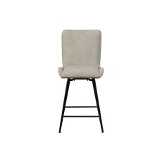 Rebecca Textured PU Leather Bar Stool in Misty (Pair) Rebecca Textured PU Leather Bar Stool in Misty (Pair)