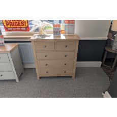 Ex-Display Newquay - Modern Country Oak 2 Over 3 Chest Ex-Display Newquay - Modern Country Oak 2 Over 3 Chest