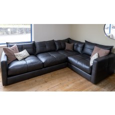 Ex-Display Liskeard - Alexander & James Tod Leather Corner Sofa