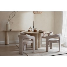 Georgia Light Beige Fabric Dining Chairs (Set of 4)