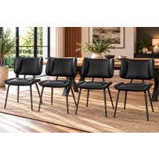 Jack Black PU Leather Dining Chairs (Set of 4) Jack Black PU Leather Dining Chairs (Set of 4)