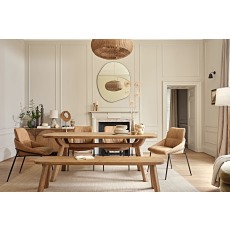 Jackson PU Leather Tan Dining Chairs (Set of 4)