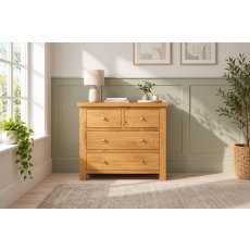 Dorset Oak 2 + 2 Chest of Drawers Dorset Oak 2 + 2 Chest of Drawers
