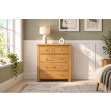 Dorset Oak 2 + 3 Chest of Drawers Dorset Oak 2 + 3 Chest of Drawers