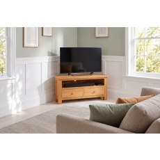 Dorset Oak Large Corner TV Unit Dorset Oak Large Corner TV Unit