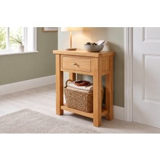 Dorset Oak 1 Drawer Console Table Dorset Oak 1 Drawer Console Table