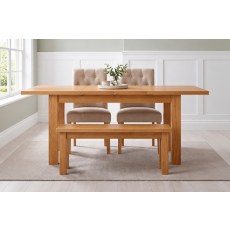 Dorset Oak 104cm Medium Dining Bench Dorset Oak 104cm Medium Dining Bench
