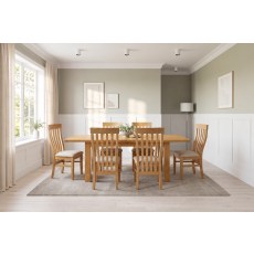 Dorset Oak Medium Extending Dining Table 132-198cm Dorset Oak Medium Extending Dining Table 132-198cm